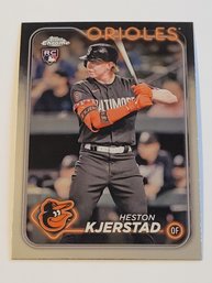 2024 Topps Chrome Heston Kjerstad Rookie Baseball Card Orioles