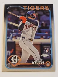 2024 Topps Chrome Colt Keith Rookie Baseball Card Tigers