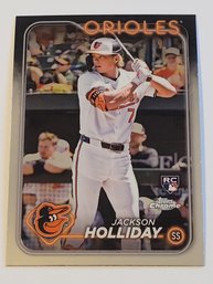 2024 Topps Chrome Jackson Holliday Rookie Baseball Card Orioles