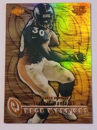 1999 Collector's Edge Terrell Davis Pack Warriors Insert Football Card Broncos