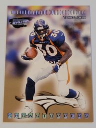 1999 Pacific Revolution Terrell Davis Showstoppers Insert Football Card Broncos