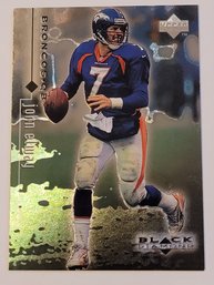 1998 Upper Deck Black Diamond John Elway Football Card Broncos