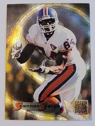 1995 Fleer Metal Shannon Sharpe Football Card Broncos