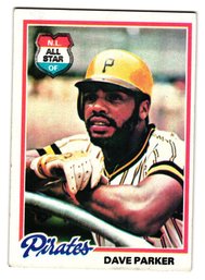 1978 Topps Dave Parker All-Star Baseball Card Pirates