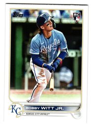 2022 Topps Update Bobby Witt Jr. Rookie Baseball Card Royals