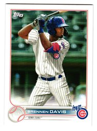 2022 Topps Pro Debut Brennan Davis Prospect Baseball Card Cubs
