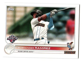2022 Topps Pro Debut Alexander Rameriez Prospect Baseball Card Mets