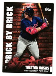 2022 Topps Pro Debut Triston Casas Brick By Brick Prospect Insert Baseball Card Red Sox