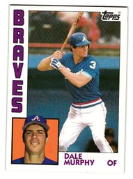 1984 Topps Dale Murphy Baseball Card Braves