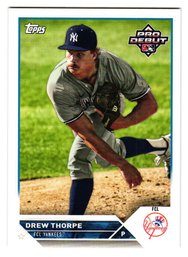 2023 Topps Pro Debut Drew Thorpe Prospect Baseball Card Yankees
