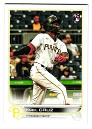 2022 Topps Oneil Cruz Rookie Baseball Card Pirates