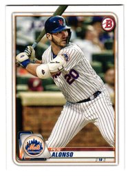 2020 Bowman Pete Alonso Baseball Card Mets