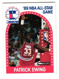 1989 NBA Hoops Patrick Ewing All-Star Basketball Card Knicks
