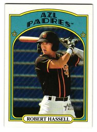 2021 Topps Heritage Minors Robert Hassell Prospect Image Variation Baseball Card Padres