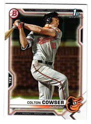 2021 Bowman Colton Cowser 1st Bowman Prospect Baseball Card Orioles