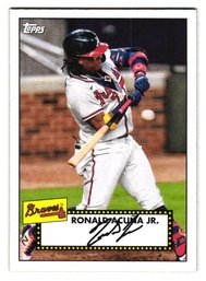 2021 Topps Ronald Acuna Jr. 1952 Topps Insert Baseball Card Braves
