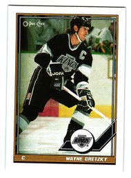 1991-92 O-Pee-Chee Wayne Gretzky Hockey Card Kings