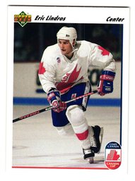 1991-92 Upper Deck Eric Lindros Canada Cup Hockey Card