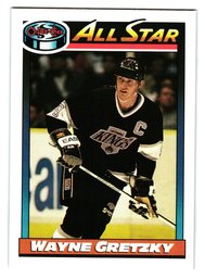 1991-92 O-Pee-Chee Wayne Gretzky All Star Hockey Card Kings