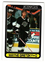 1990-91 Topps Wayne Gretzky Hockey Card Kings