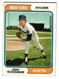 1974 Topps Jerry Koosman Baseball Card Mets