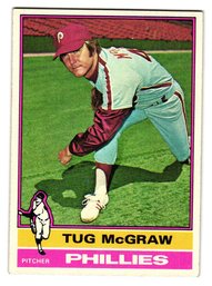 1976 Topps Tug McGraw Baseball Card Phillies