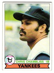 1979 Topps Chris Chambliss Baseball Card Yankees