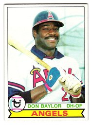1979 Topps Don Baylor Baseball Card Angels