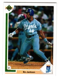 1991 Upper Deck Bo Jackson Baseball Card Royals