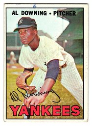 1967 Topps Al Downing Baseball Card Yankees