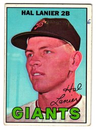 1967 Topps Hal Lanier Baseball Card Giants