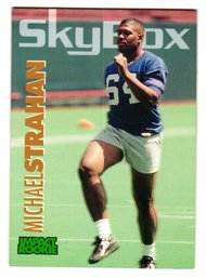 1993 Skybox Michael Strahan Rookie Football Card Giants