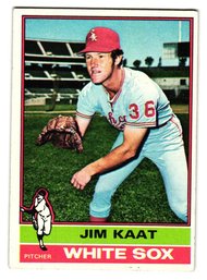 1976 Topps Jim Kaat Baseball Card Chicago White Sox