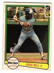 1982 Donruss Jorge Bell Rookie Baseball Card Blue Jays