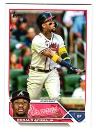 2023 Topps Ronald Acuna Jr. Baseball Card Braves