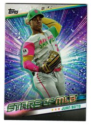2024 Topps Juan Soto Stars Of MLB Insert Baseball Card Padres