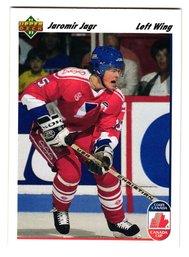 1992 Upper Deck Jaromir Jagr Hockey Card Penguins
