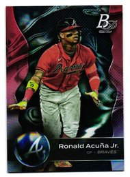 2023 Bowman Platinum Ronald Acuna Jr. Baseball Card Braves