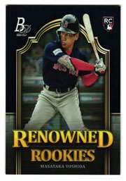 2023 Bowman Platinum Masataka Yoshida Renowned Rookies Insert Baseball Card Red Sox