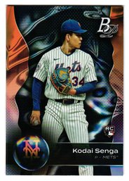 2023 Bowman Platinum Kodai Senga Rookie Baseball Card Mets