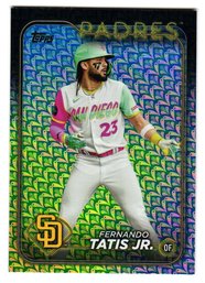 2024 Topps Fernando Tatis Jr. Holiday Foil Parallel Baseball Card Padres