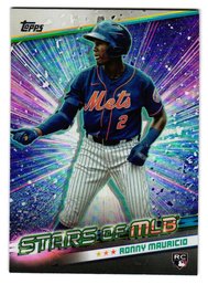 2024 Topps Ronny Mauricio Rookie Stars Of MLB Insert Baseball Card Mets
