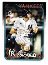 2024 Topps Jasson Dominguez Rookie Baseball Card Yankees