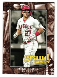2024 Topps Mike Trout Grand Gamers Insert Baseball Card Angels
