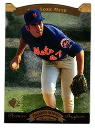 1995 Upper Deck Edgardo Alfonzo Rookie SP Premier Prospects Die Cut Baseball Card Mets