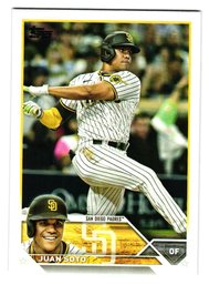 2023 Topps Juan Soto Baseball Card Padres