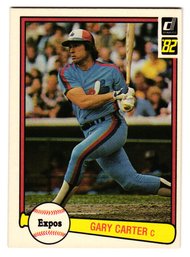 1982 Donruss Gary Carter Baseball Card Expos