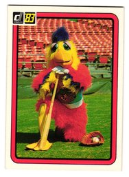 1983 Donruss The Chicken Baseball Card Padres