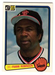 1983 Donruss Frank Robinson Baseball Card Giants