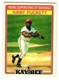 1986 Topps Kay Bee Kirby Puckett Young Superstars Baseball Card Twins